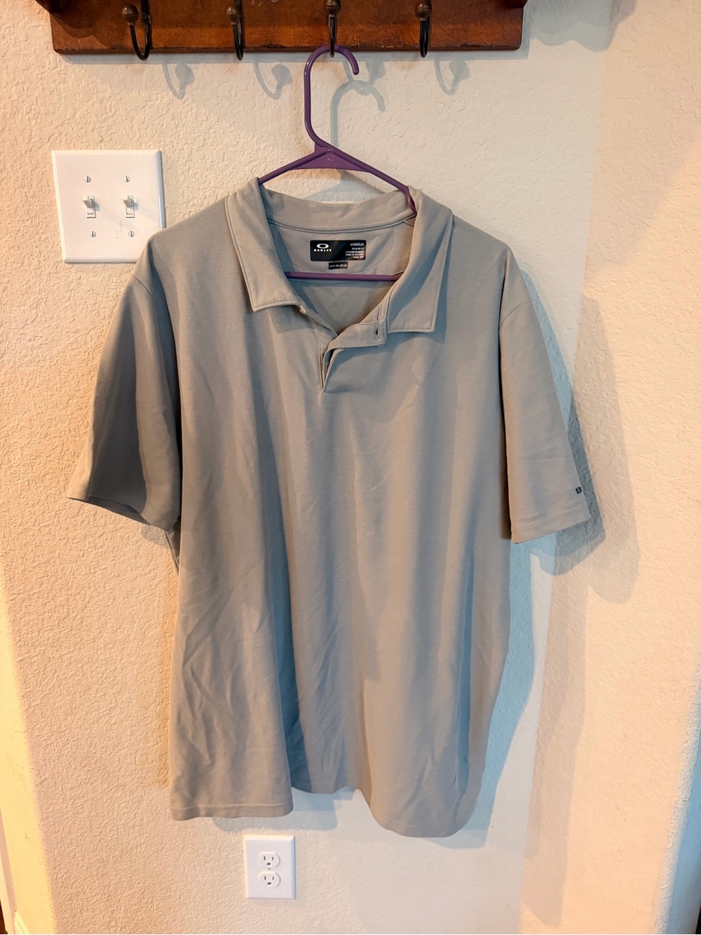 Oakley Men's Short Sleeve Golf Polo BUNDLE - Light Gray & Navy Blue size: 2XL